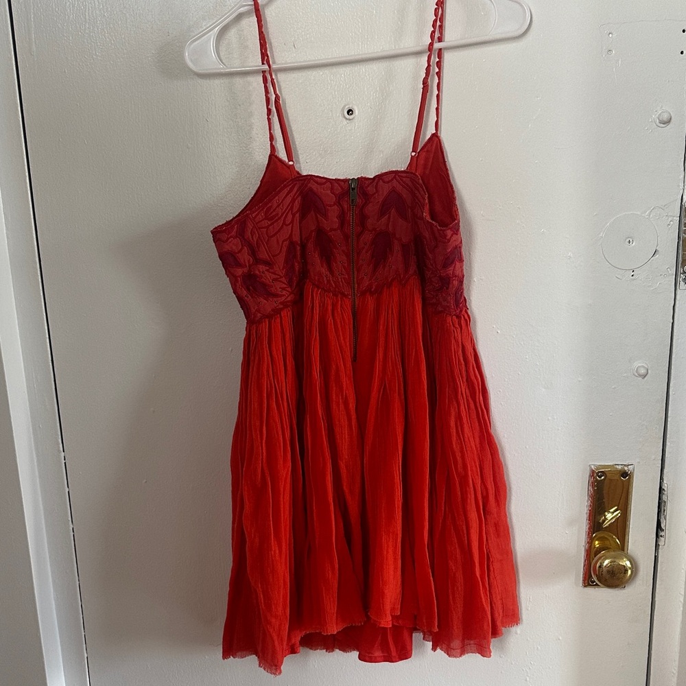 Free People Red Mini Dress - Picture 4 of 4